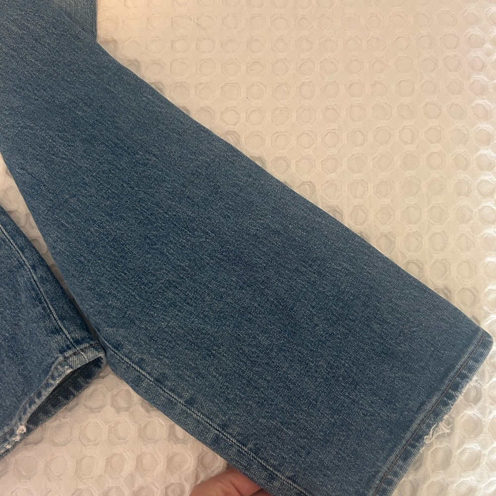 Abercrombie & Fitch Blue Straight Leg Jeans - Picture 7 of 13